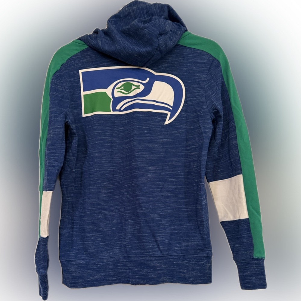 NFL Team Apparel Throwback Seattle Seahawks Women’s Size XS Hoodie